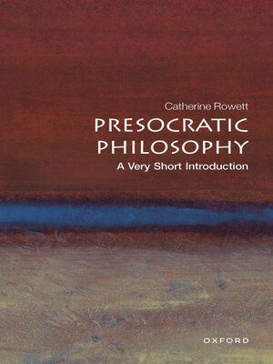cover image of Presocratic Philosophy